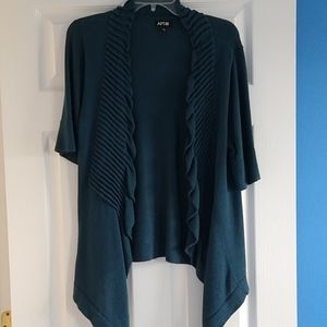 Deep Teal green duster Apt. 9 size small